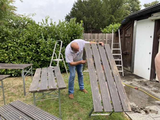 Vereinsheim aus Dornröschenschlaf befreit